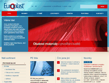 Tablet Screenshot of europlast.cz